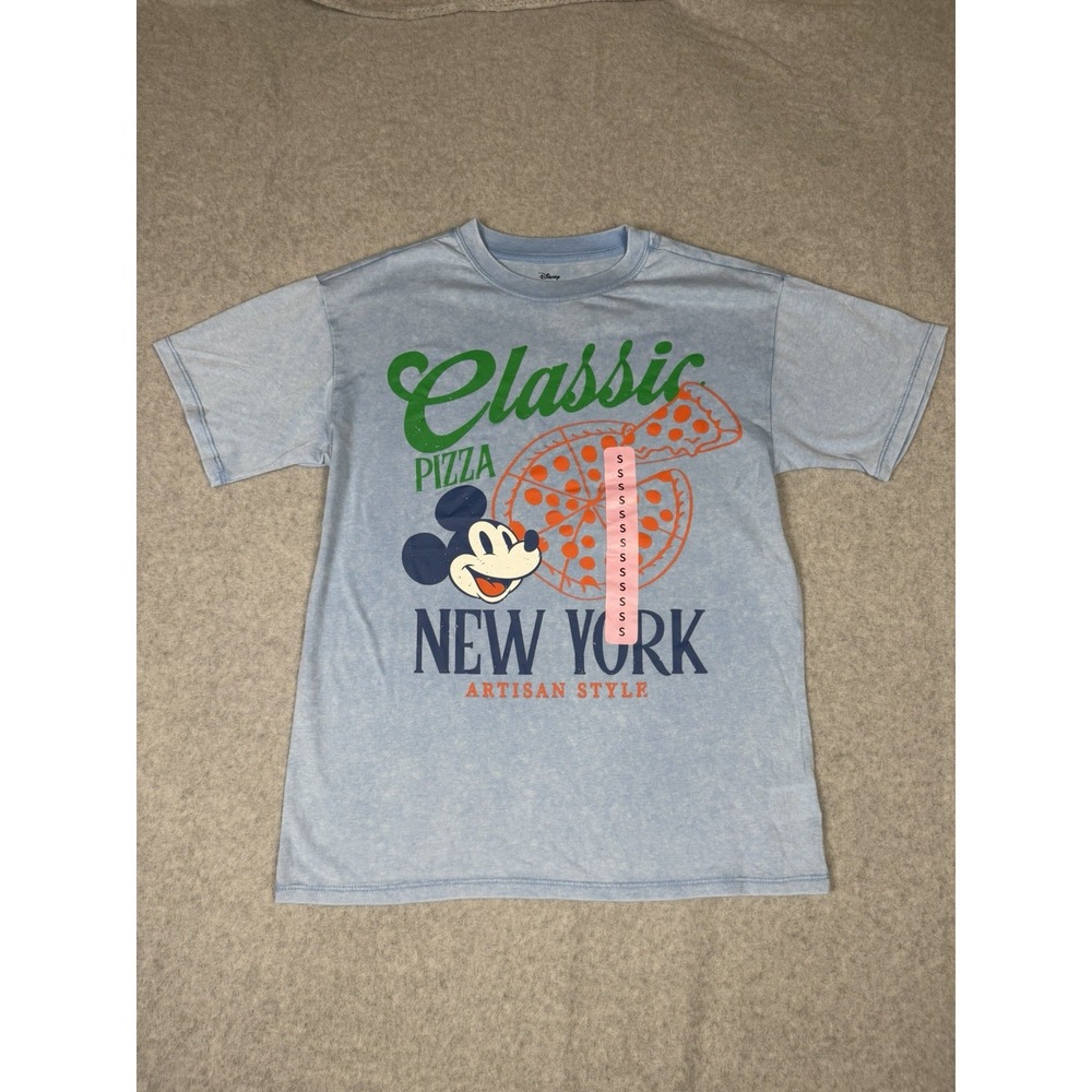 Official Disney Mickey Mouse Graphic Tee, Women's Small, New York Pizza